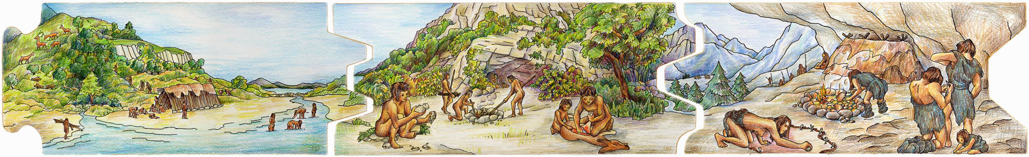 from 1 million to 22.000 years ago 7-9