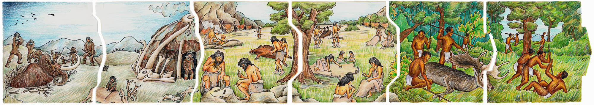 from 22.000 years ago until the Middle Ages1-6