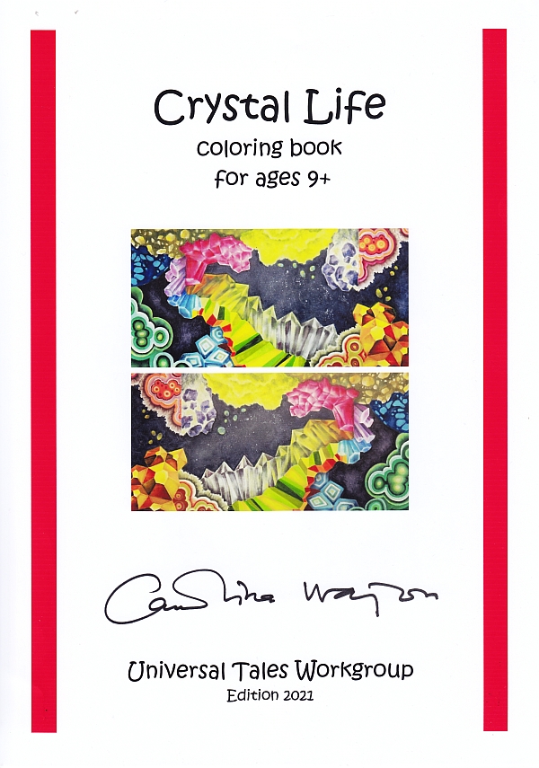 coloring books human nature - crystal life - carolina Wajon