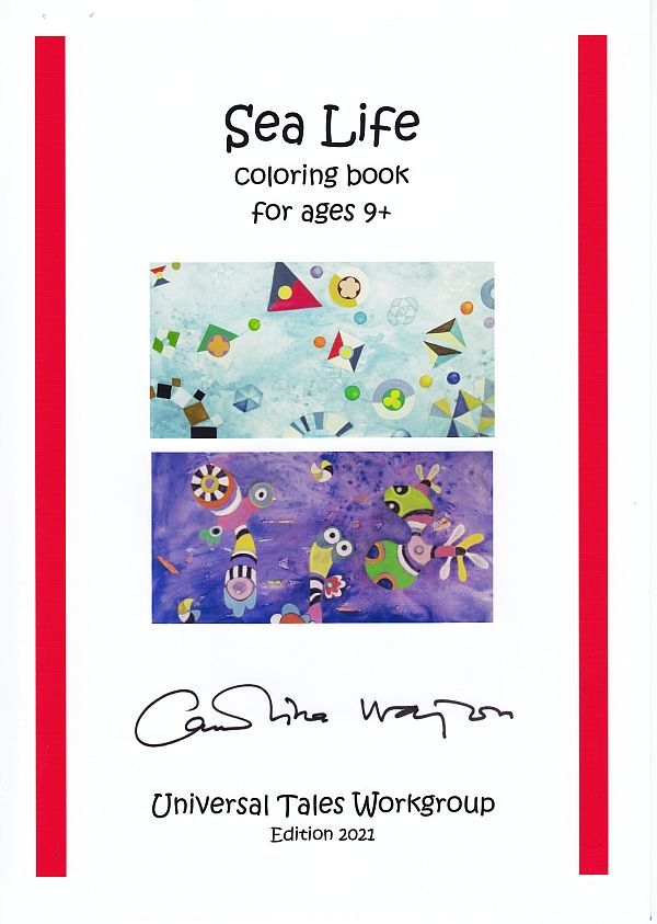 coloring books human nature - sea life - carolina wajon