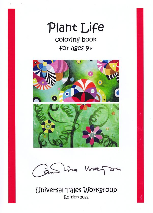 human nature coloring books - plant life - carolina wajon